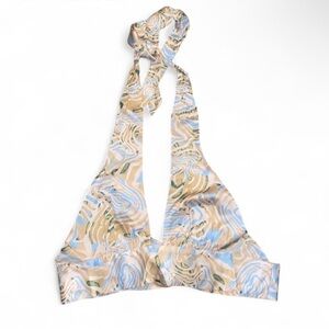 Princess Polly Swirl Halter Crop Top Size 10